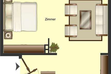Wohnung Herford - 2 Zimmer, 36 m&sup2;, 399&euro; | Angebot:26458144
