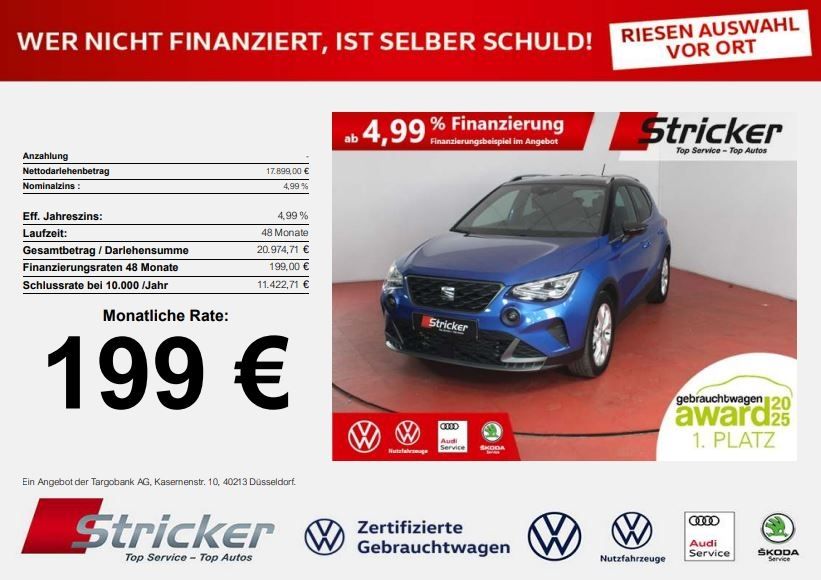 Seat Arona 12.377 km 17.479 &euro; Detmold 32760