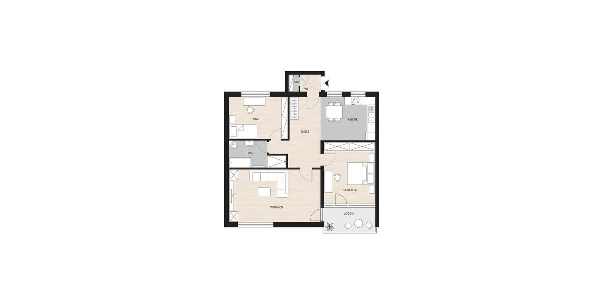 Moderne Wohnung im Bielefelder Westen - Etagenwohnung Bielefeld Schildesche | Angebot:26585849