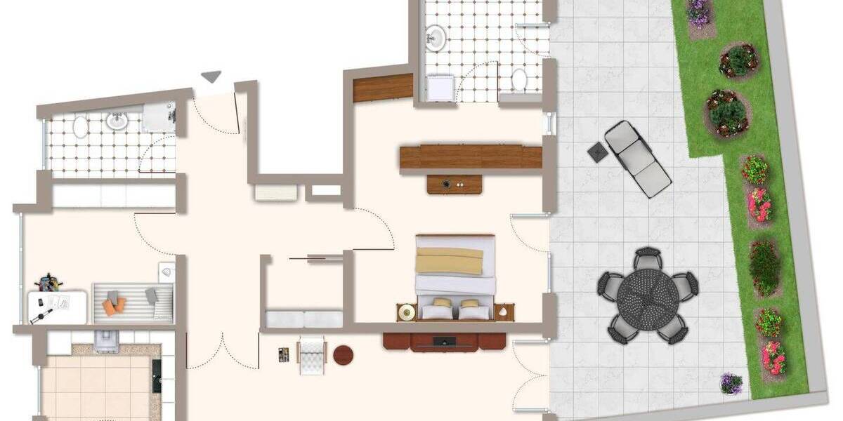 Etagenwohnung Gütersloh Innenstadt - 3 Zimmer, 143 m&sup2;, 439.000&euro; | Angebot:26644140