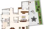Etagenwohnung Gütersloh Innenstadt - 3 Zimmer, 143 m&sup2;, 439.000&euro; | Angebot:26644140
