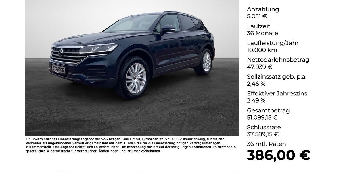 VW Touareg 22.295 km 52.590 &euro; Versmold 33775