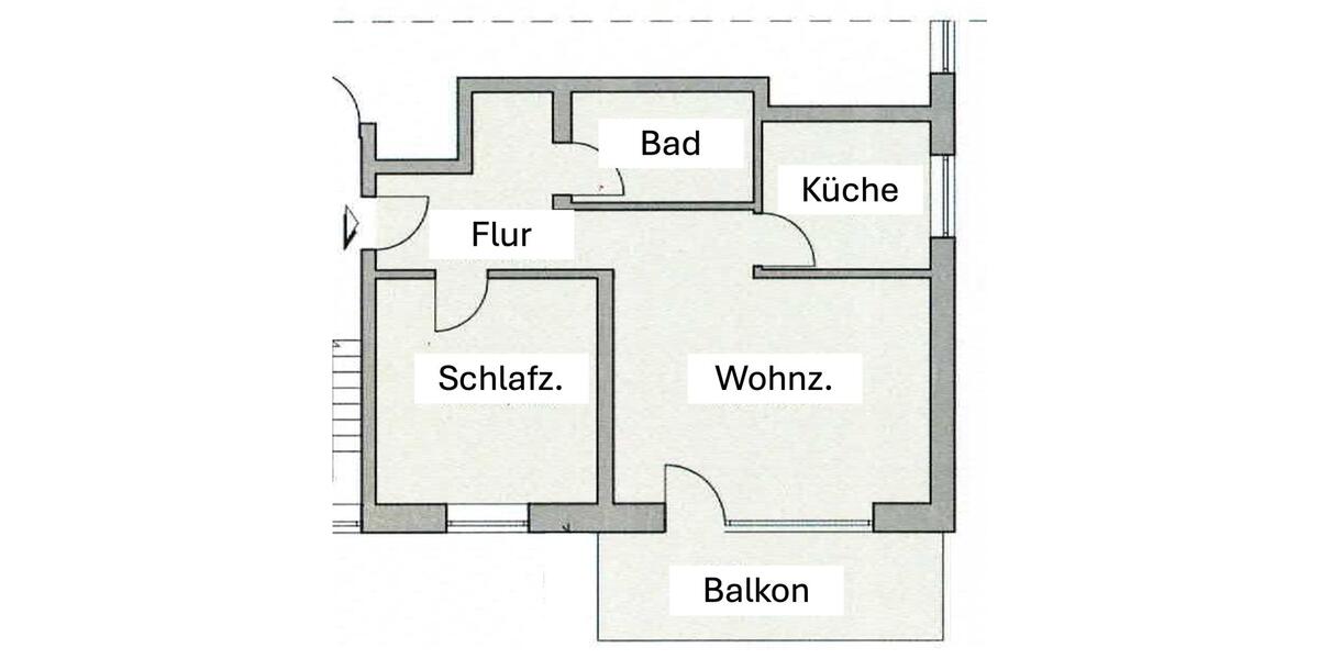 Etagenwohnung Bad Rothenfelde - 2 Zimmer, 68 m&sup2;, 745&euro; | Angebot:26417407