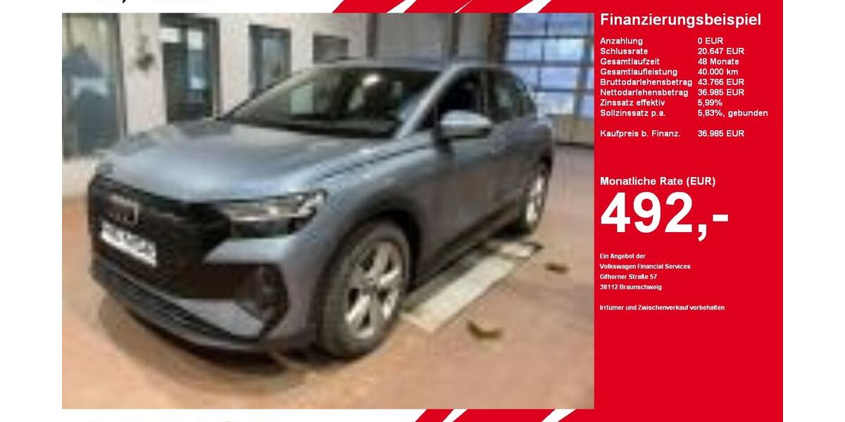 Audi Q4 e-tron 75.090 km 36.985 &euro; Gütersloh 33334
