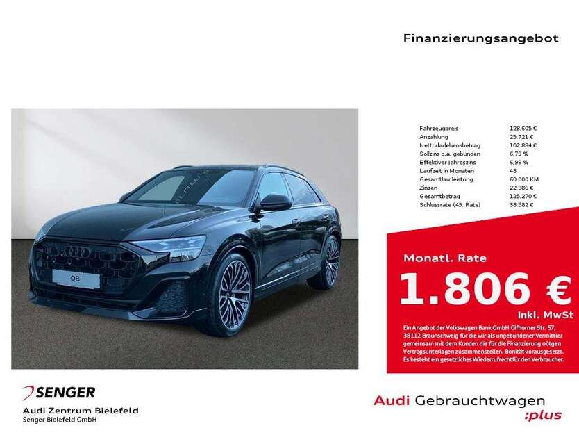 Audi Q8 5.000 km 128.605 € Bielefeld 33609