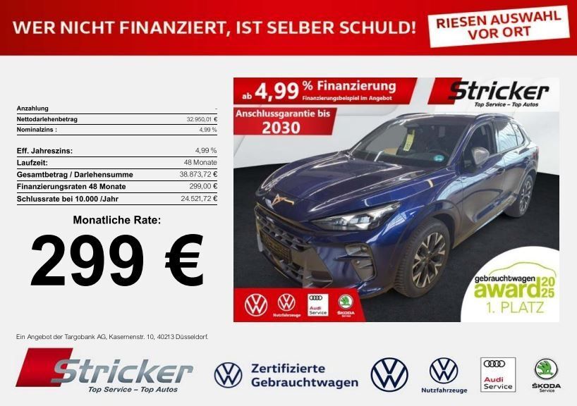 Cupra Terramar 26.538 km 32.949 € Detmold 32760