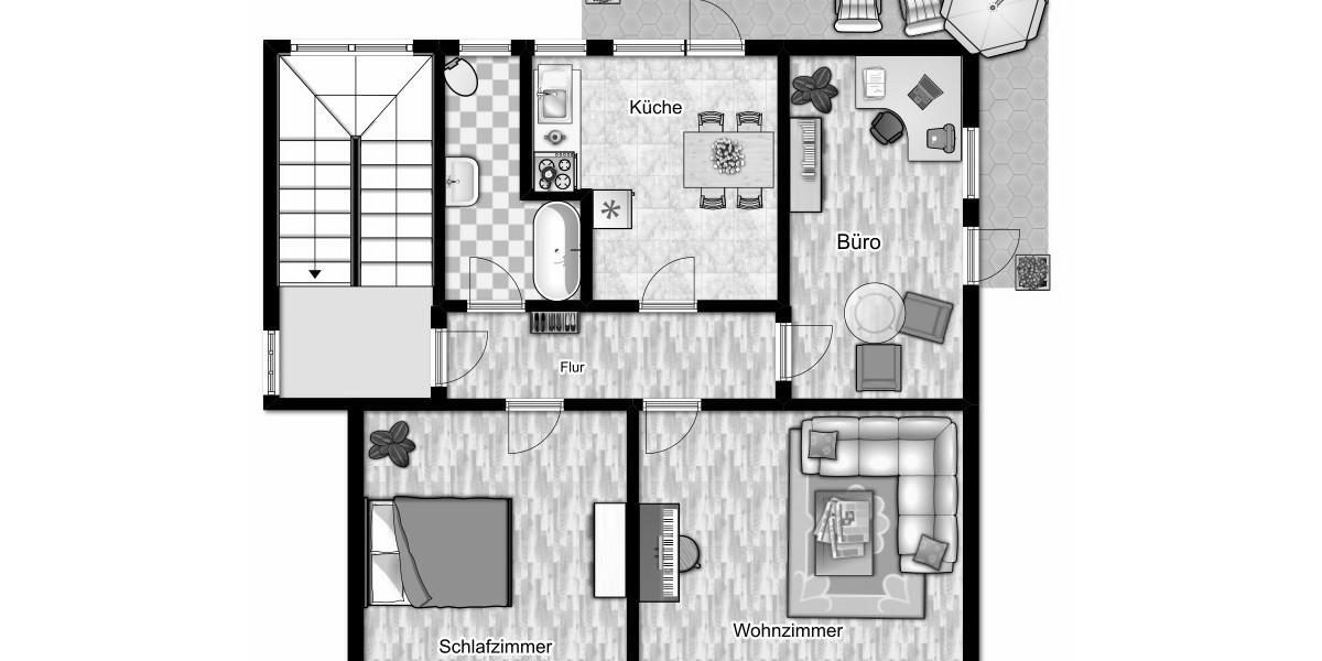 Etagenwohnung Bielefeld Mitte - 3 Zimmer, 78 m&sup2;, 790&euro; | Angebot:26351244