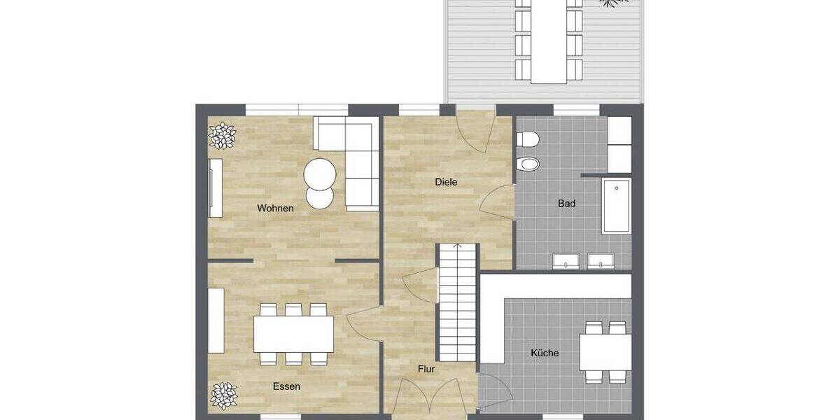 Einfamilienhaus Bielefeld Gadderbaum - 5 Zimmer, 128 m&sup2;, 399.500&euro; | Angebot:26891859