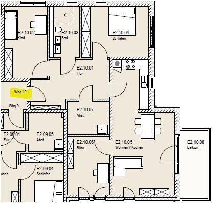 Etagenwohnung Dissen am Teutoburger Wald - 4 Zimmer, 101 m&sup2;, 1.160&euro; | Angebot:24676291