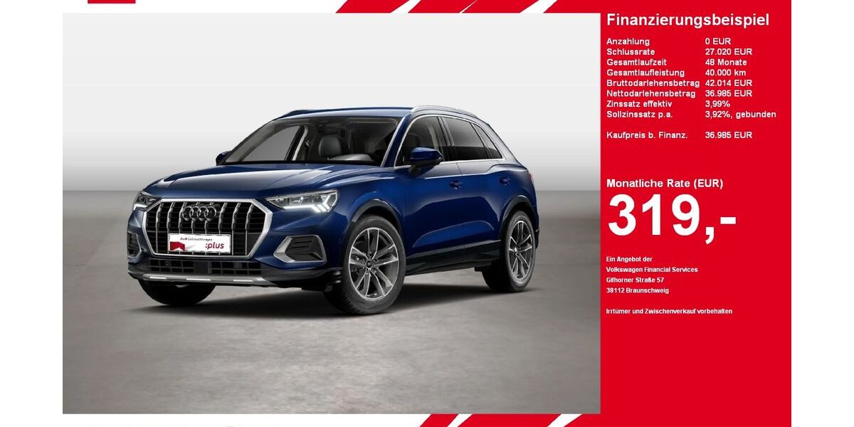 Audi Q3 7.671 km 36.985 &euro; Gütersloh 33330