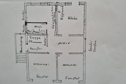Wohnung Herford Diebrock - 2 Zimmer, 70 m&sup2;, 680&euro; | Angebot:26385462