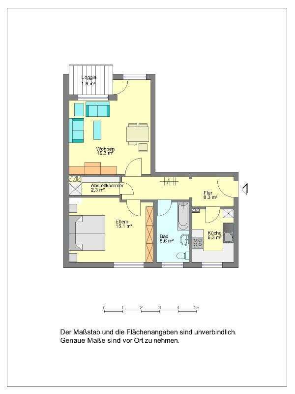 Wohnung zum Mieten in Herford 549 € 59 m²