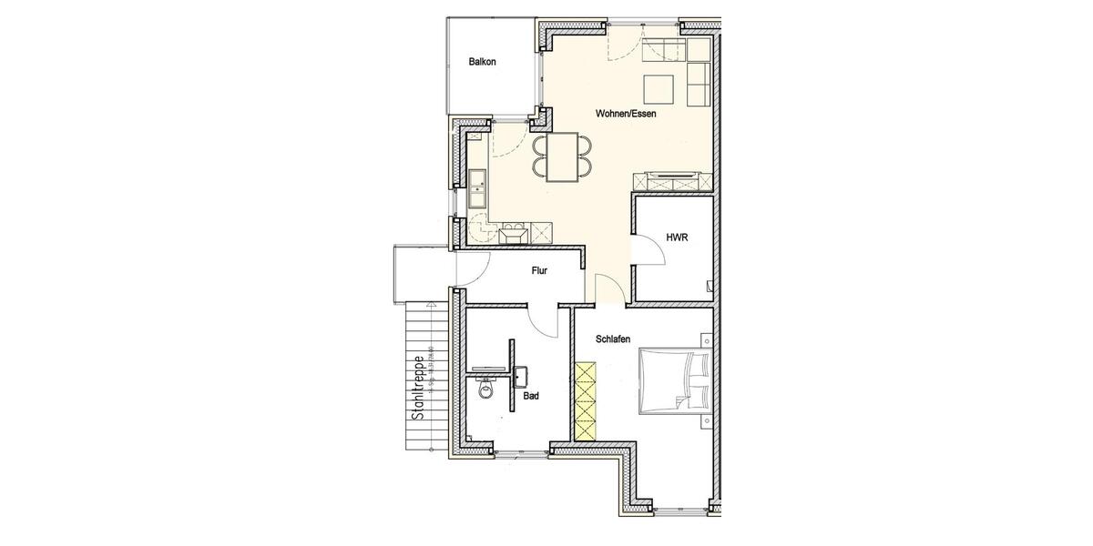 Etagenwohnung Versmold - 2 Zimmer, 78 m&sup2;, 950&euro; | Angebot:26393526