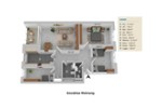 Etagenwohnung Harsewinkel - 4 Zimmer, 83 m&sup2;, 268.000&euro; | Angebot:27243523