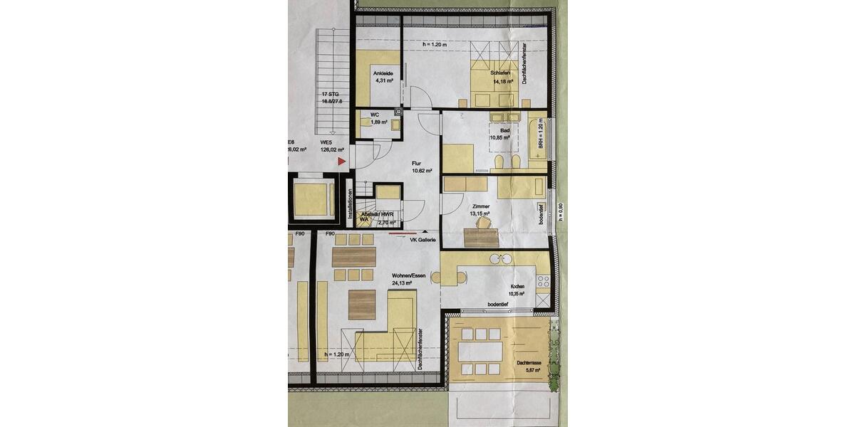 Maisonettenwohnung Bielefeld Heepen - 4 Zimmer, 126 m&sup2;, 415.000&euro; | Angebot:26985538