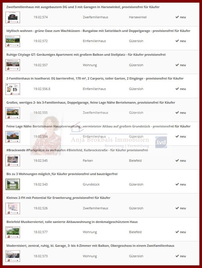 Gütersloh: Zwischen Theater und Gesamtschule Anne-Frank_provisionsfrei für Käufer 7 zimmer