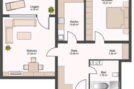 Eigentumswohnung von Privat zu verkaufen 2 zimmer