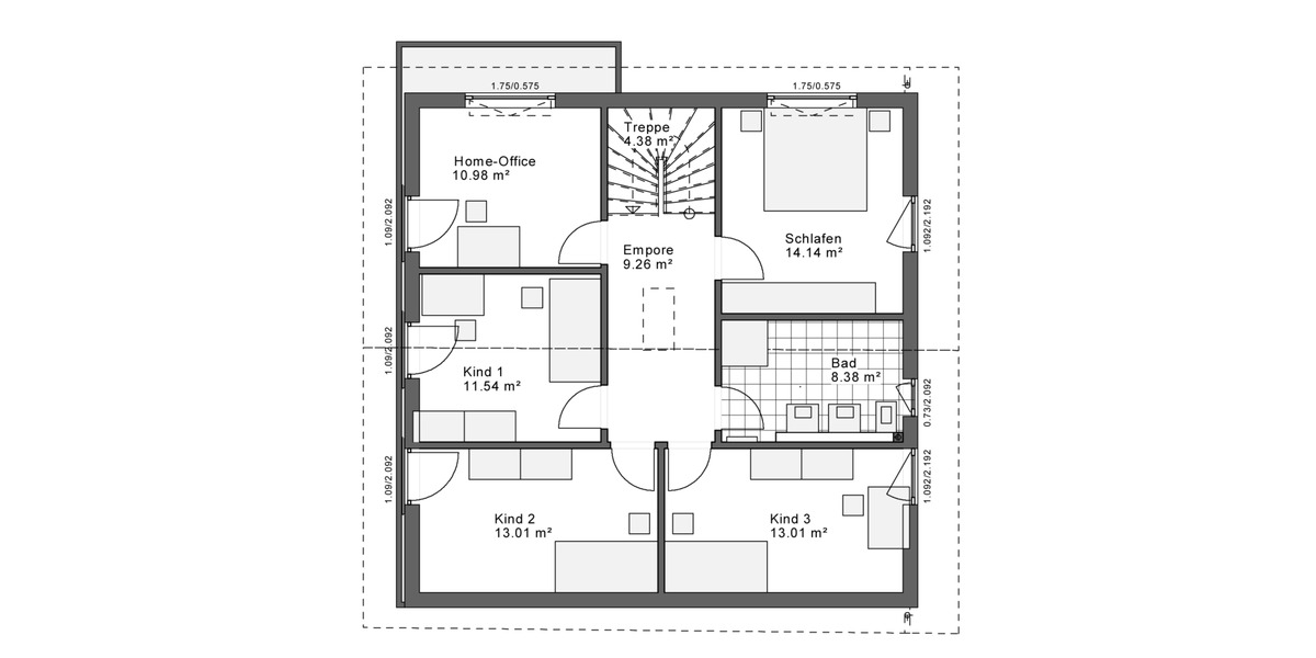 Einfamilienhaus Gütersloh Innenstadt - 6 Zimmer, 170 m&sup2;, 644.600&euro; | Angebot:25798345