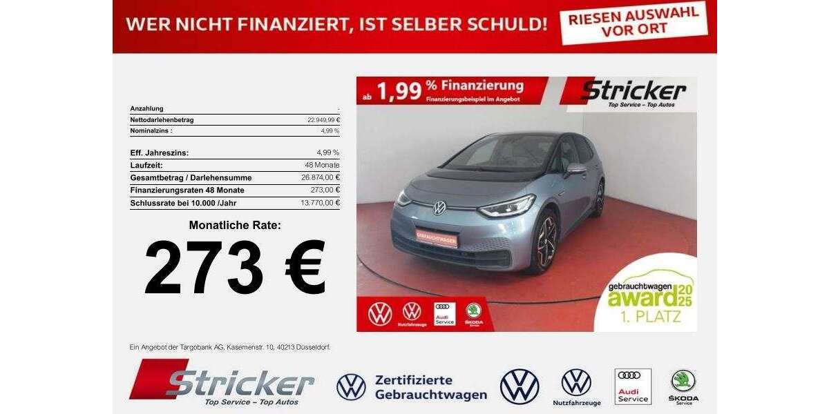 VW ID.3 47.909 km 22.949 &euro; Detmold 32760