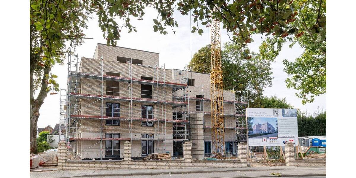 Neubau Zwei-Zimmer-Wohnung mit optimaler Grundrissausnutzung in Melle 2 zimmer