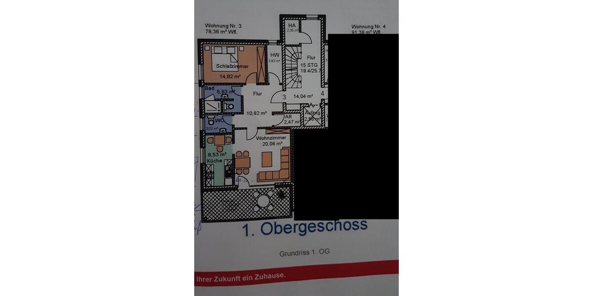 Etagenwohnung Bünde - 2 Zimmer, 78 m&sup2;, 295.000&euro; | Angebot:27437868