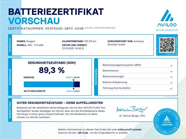 Peugeot 508 126.228 km 15.999 &euro; Bielefeld 33602
