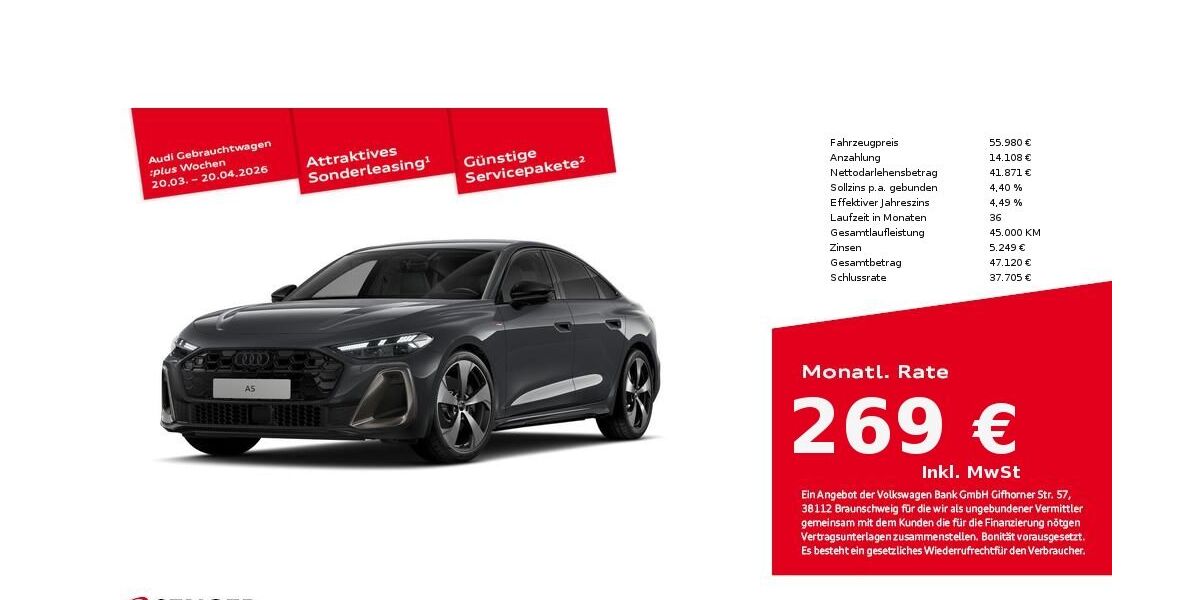 Audi A5 7.184 km 55.980 &euro; Bielefeld 33609