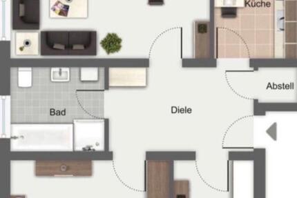 Wohnung Gütersloh Kattenstroth - 3 Zimmer, 71 m&sup2;, 675&euro; | Angebot:25793351