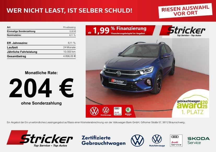 VW Taigo 25.481 km 24.949 &euro; Detmold 32760
