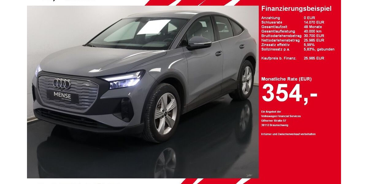 Audi Q4 e-tron 23.940 km 25.985 &euro; Gütersloh 33334