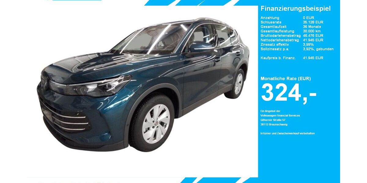 VW Tiguan 2.607 km 41.945 &euro; Gütersloh 33334