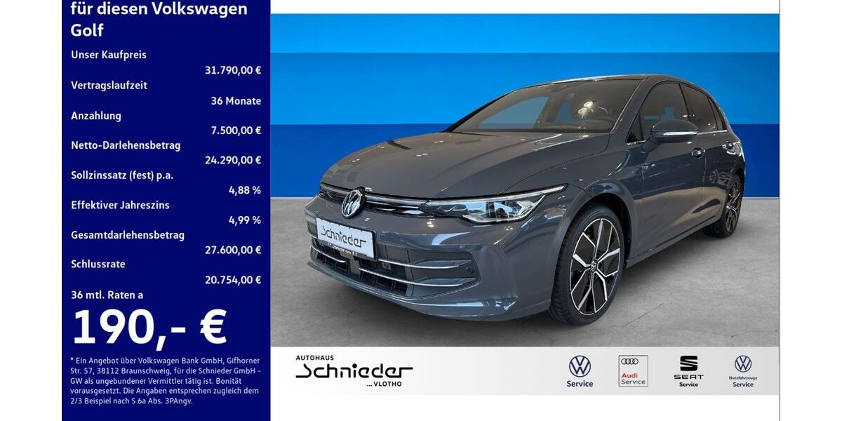 VW Golf 10.632 km 31.790 &euro; Vlotho 32602