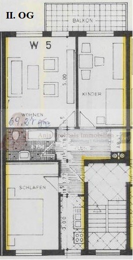 Preiswerte Wohnung Nähe Mohnspark in Gütersloh - provisionsfrei für Käufer