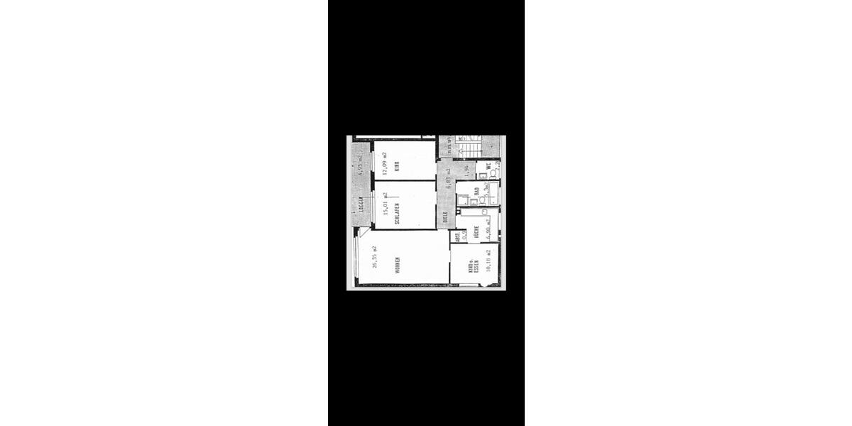 Erdgeschoßwohnung Bielefeld Brackwede - 4 Zimmer, 93 m&sup2;, 1.050&euro; | Angebot:26446380