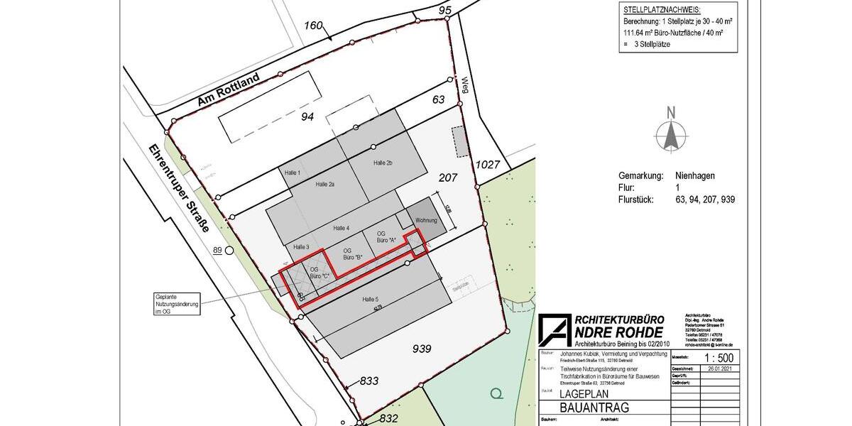Gewerbeobjekt Detmold Hakedahl - 1.110&euro; | Angebot:22205261