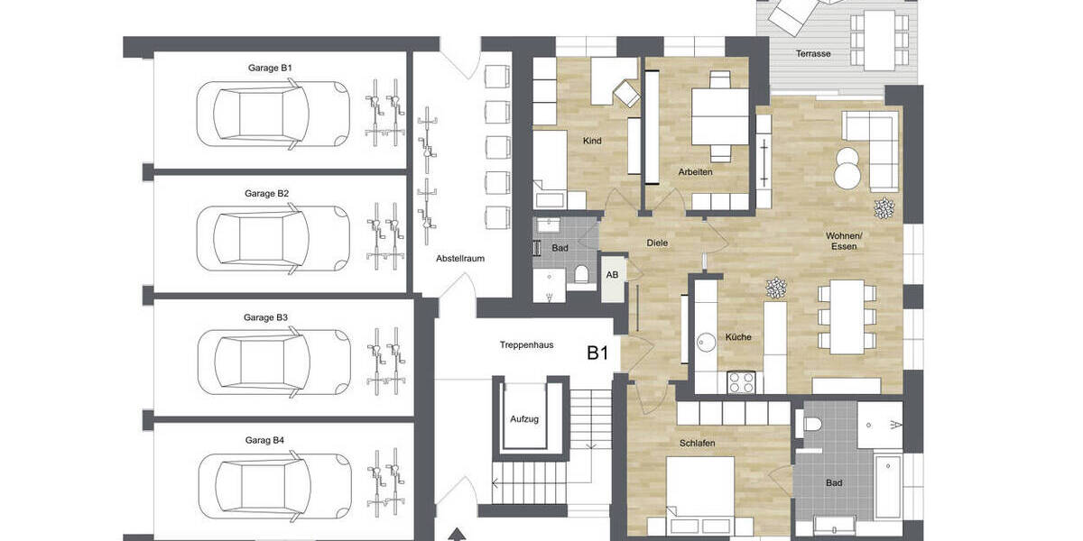 Etagenwohnung Bielefeld Senne - 4 Zimmer, 102 m&sup2;, 552.990&euro; | Angebot:26796369