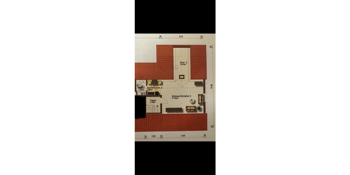 Dachgeschoßwohnung Bielefeld Schildesche - 2 Zimmer, 35 m&sup2;, 450&euro; | Angebot:25766922