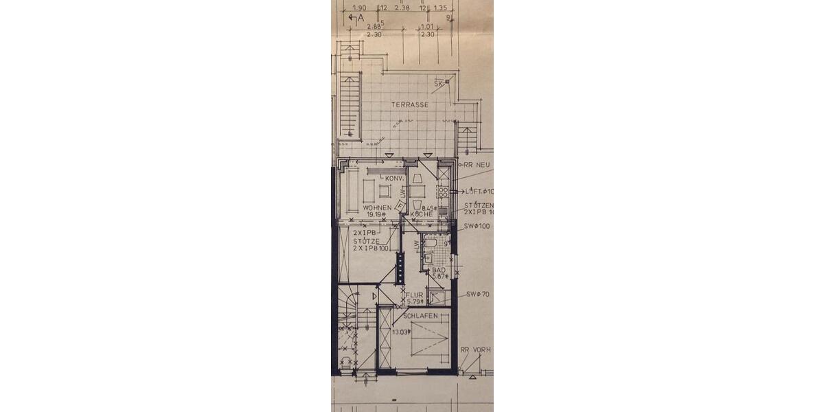 Erdgeschoßwohnung Bielefeld Gadderbaum - 2 Zimmer, 58 m&sup2;, 580&euro; | Angebot:26372619