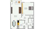Etagenwohnung Bielefeld Stieghorst - 2 Zimmer, 63 m&sup2;, 620&euro; | Angebot:26232649