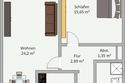 Wohnung Bielefeld Stieghorst - 2 Zimmer, 63 m&sup2;, 620&euro; | Angebot:26232649