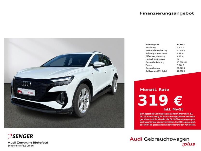 Audi Q4 e-tron 46.113 km 32.880 € Bielefeld 33609