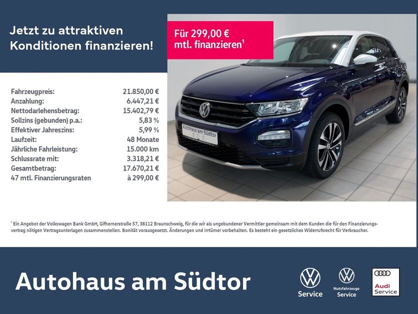 VW T-Roc 46.510 km 21.850 € Rietberg 33397