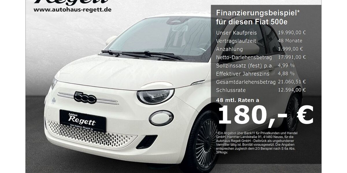 Fiat 500e 24.600 km 19.990 &euro; Delbrück-Westenholz 33129