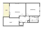 Etagenwohnung Bielefeld Innenstadt - 2 Zimmer, 68 m&sup2;, 165.000&euro; | Angebot:25712590