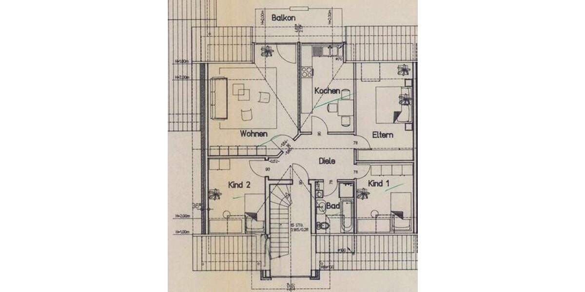 Etagenwohnung Delbrück Hagen - 4 Zimmer, 90 m&sup2;, 235.000&euro; | Angebot:25804044