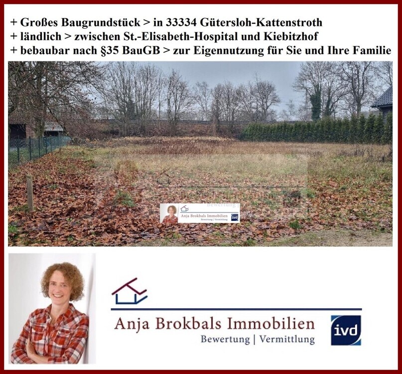 Baugrundstück in Kattenstroth - bauträgerfrei und provisionsfrei für Käufer zimmer