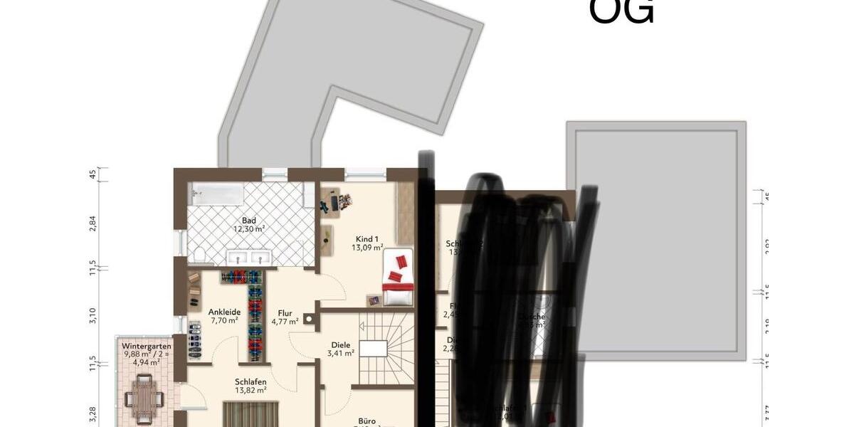 Einfamilienhaus Halle - 12 Zimmer, 208 m&sup2;, 1.950&euro; | Angebot:26434500