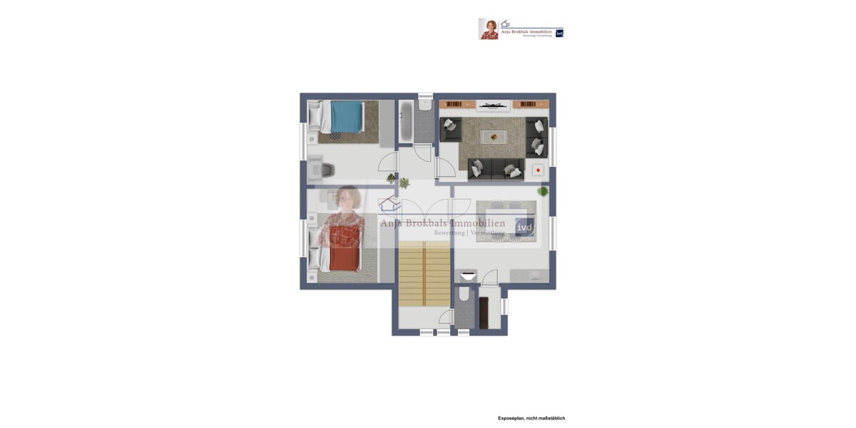 Zentral - ruhig - großes Grundstück_provisionsfrei für Käufer - Zweifamilienhaus Gütersloh | Angebot:23476775