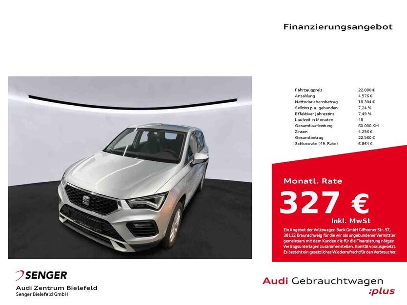 Seat Ateca 39.781 km 22.880 € Bielefeld 33609
