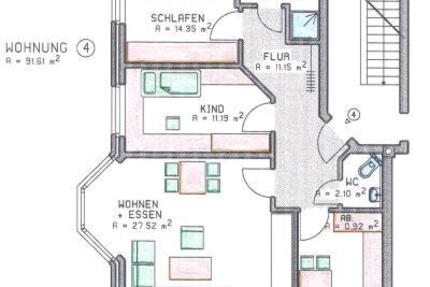 Wohnung Bielefeld Jöllenbeck - 3 Zimmer, 92 m&sup2;, 295.000&euro; | Angebot:26448661